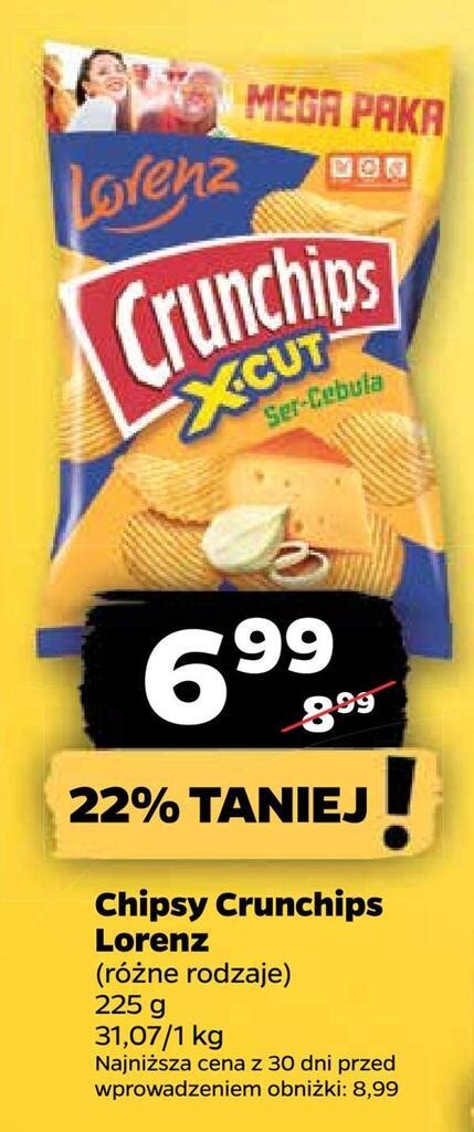 Promocja Chipsy Crunchips Lorenz W Netto