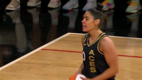 Kelsey Plum Stares Down Lexie Hull After Off Hand Shove Las Vegas