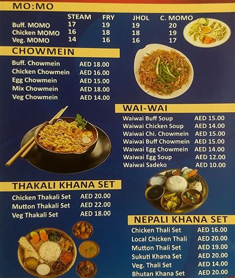 Kanchanjunga Restaurant Meena Bazaar Dubai Menu Contact Number