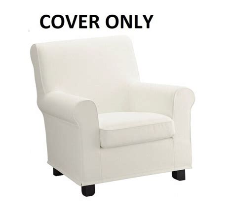 Ikea Gronlid Cover For Armchair Inseros White Chair Slipcover Etsy