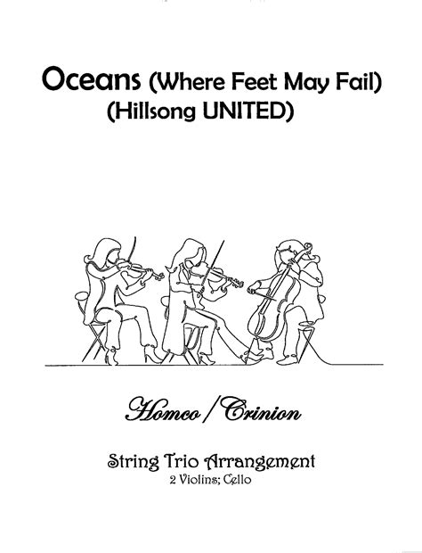 Oceans Where Feet May Fail Arr Homco Crinion Sheet Music