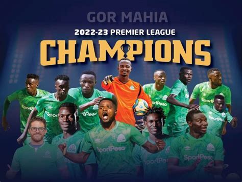 Gor Mahia Wins Their Th Kenyan League Title Pan African Visions