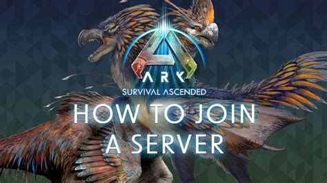 How To Join An Ark Survival Ascended Server Nitrado Guides Youtube