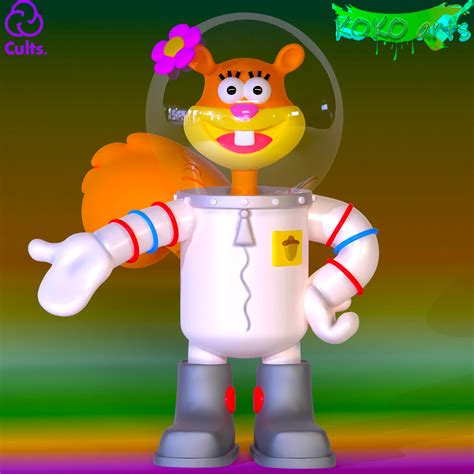 STL file Sandy Cheeks 👾・3D printing design to download・Cults