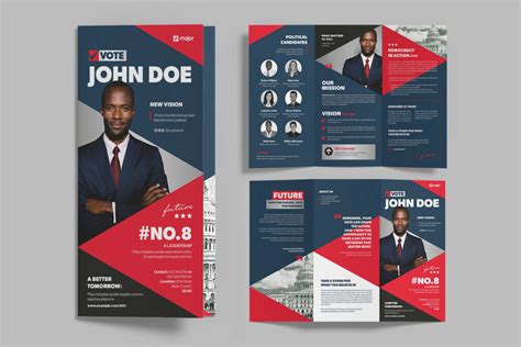 Modern Political Template Set Indd Brandpacks