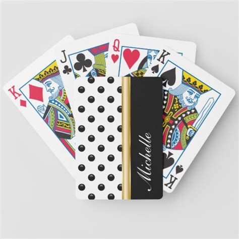 Monogram Personalized Playing Cards | Zazzle.com