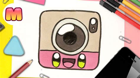 Como Dibujar Una Camara De Fotos Kawaii Dibujos Kawaii Faciles Como