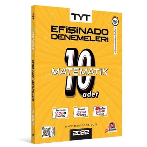 Mert Hoca Tyt Efi Inado Matematik Denemeleri Lu Deneme Bkmkitap