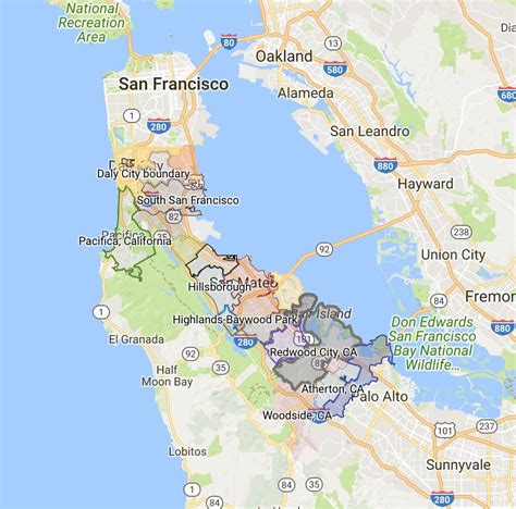 San Francisco City Limits Map