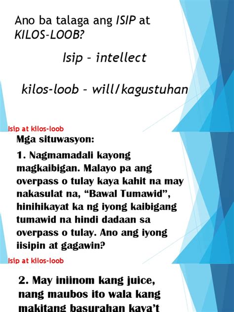 Grade 7 Isip at Kilos Loob | PDF