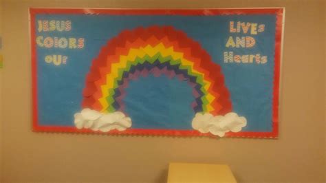 My Rainbow Bulletin Board Rainbow Bulletin Boards Bulletin Boards Bulletin