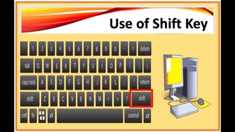 Elevate Your Computer Skills With The Shift Key Use Of Shift Key In