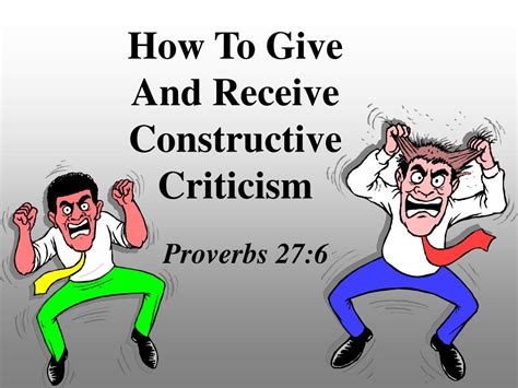 Ppt How To Give And Receive Constructive Criticism Powerpoint