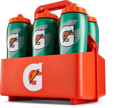 Gatorade Pro Squeeze Hydration Water Bottle Carrier Of 6 Canadian Tire