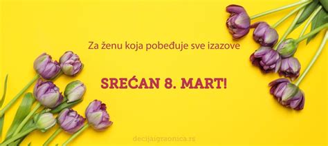 Čestitke Za 8 Mart • Igraonica