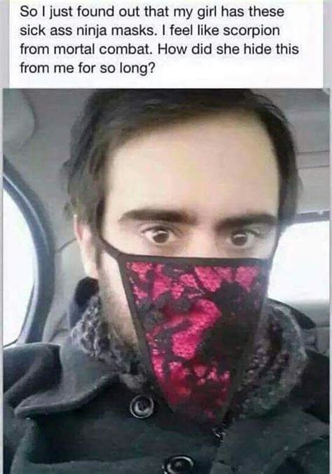 Bet That Ninja Mask Gets Him Lots Of Pussy Meme Subido Por Mr Bigg