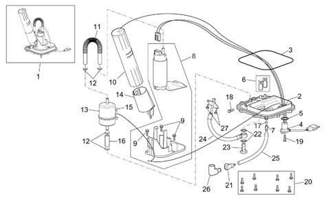 Fuel Pump Components At Aprilia Genuine Parts Aprilia Parts Aprilia