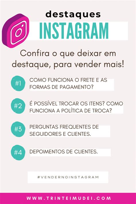 12 Dicas Para Vender No Instagram Todos Os Dias Trintei Mudei