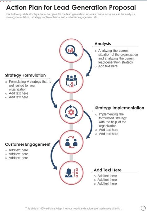 Action Plan For Lead Generation Proposal One Pager Sample Example