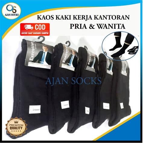 Jual Pasang Kaos Kaus Kaki Kerja Kantoran Formal Panjang Polos Pria