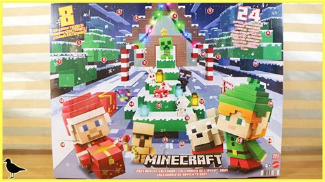 Minecraft Advent Calendar Full Day Unboxing Birdew Reviews