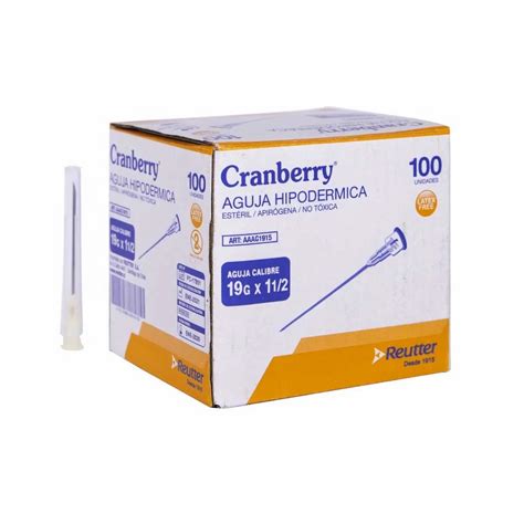 Agujas Hipodermicas Unidades Cranberry Nexo Dental