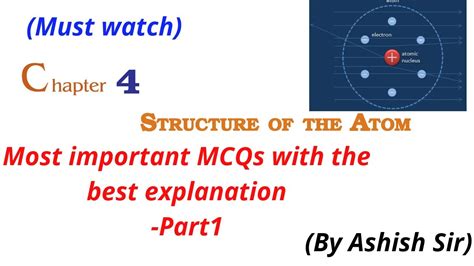 Class Th Chapter Structure Of Atoms Most Important Mcq With