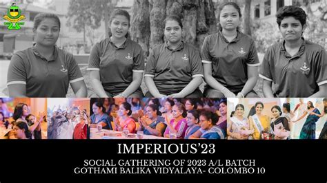 Imperious Preview Showcase Gothami Balika Vidyalaya Social