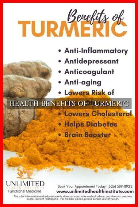 HEALTH BENEFITS OF TURMERIC Wadaef