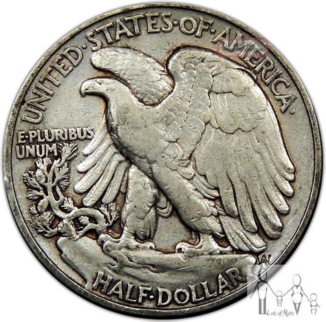 1946 P Very Fine Vf Walking Liberty Silver Half Dollar 50c Us Coin A53