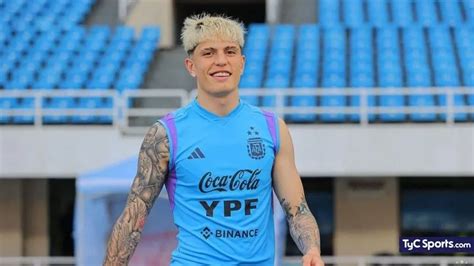 El Nuevo Look De Alejandro Garnacho En La Selección Argentina Tyc Sports