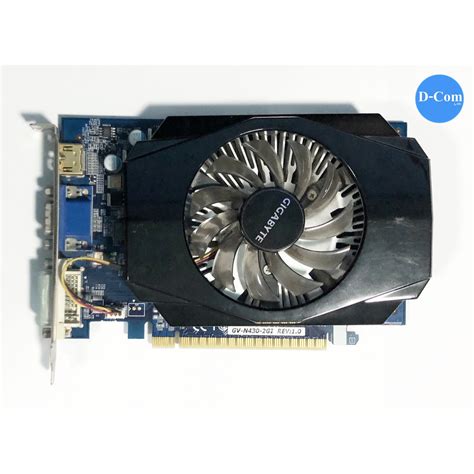 GeForce GT 430 Gigabyte GV N430 2GI 2GB DDR3 การดจอ มอสอง Shopee