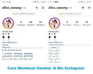 Cara Membuat Gambar Di Bio Instagram Yang Unik WAFBIG