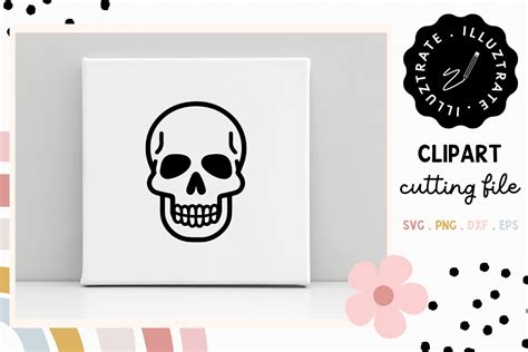 Skull Svg Cut File Halloween Svg Cut Graphic By Illuztrate · Creative Fabrica