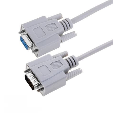 Cable Serie Rs Sub D P M H Pin To Pin Gris M Conectrol S A