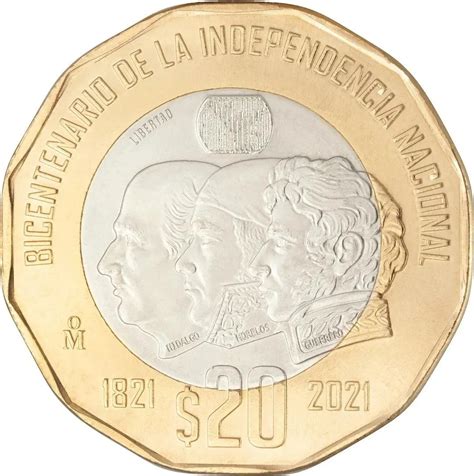 2 Monedas 20 Pesos Nuevas Bicentenario Independencia Meses Sin Intereses