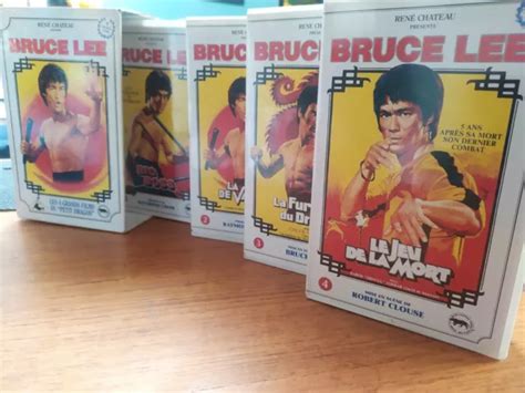 Rare Coffret Vhs Bruce Lee Rene Ch Teau Vid O Kung Fu Art Martiaux