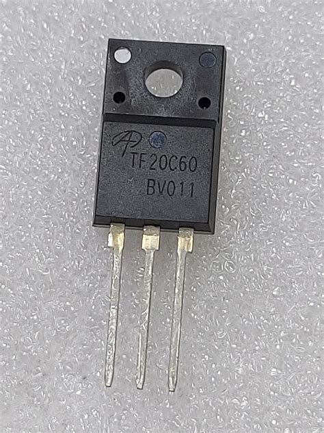 20c60 Tf20c60 Aotf20c60 20a 600v To220fp C Ch Mosfet