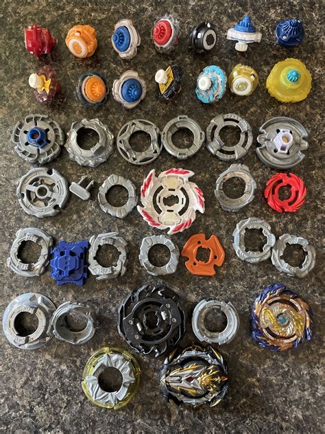 Beyblade Spin Toys Huge Lot Of 40 Plus Beyblades And Accessories 100