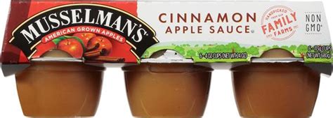 Musselman S Cinnamon Apple Sauce 6 4 Oz Cups Hy Vee Aisles Online Grocery Shopping