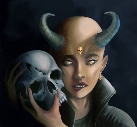 Human With Horns Fantasy