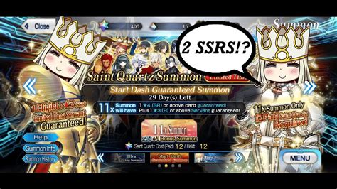 Fgo Na Start Dash Gssr Gacha Roll Youtube