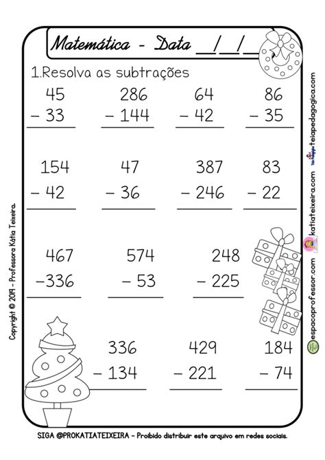 Atividades De Matem Tica Ano Tema Natalino