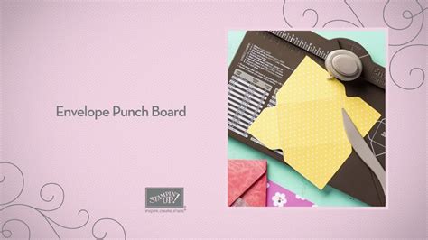 Easy Envelope Making With Paper Envelope Punch Board Stampin Up