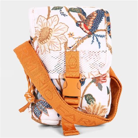 Bolsa Farm Fervo Jardim Boho Feminina Branco Laranja Netshoes