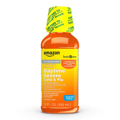 Amazon Amazon Basic Care Severe Daytime Cold And Flu Maximum