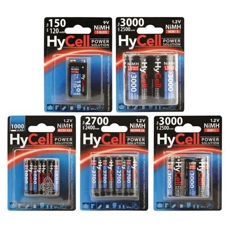 PILE RECHARGEABLE NIMH 9V 150 MAH HYCELL Comparer Les Prix De PILE