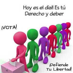 Vota Es tu derecho y deber Tú voto cuenta En este acto expresaras