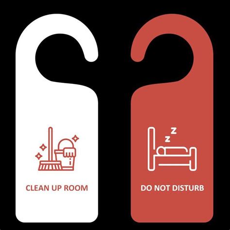 Make Up Room Hotel Bulletin Board Do Not Disturb Signs Door Hanger Tags