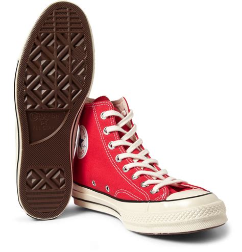 Lyst - Converse Chuck Taylor Canvas High Top Sneakers in Red for Men